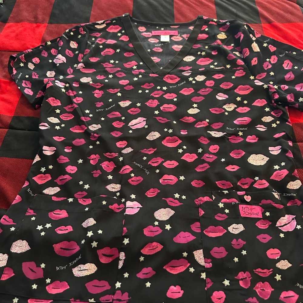 Women's Betsy Johnson Scrub Top